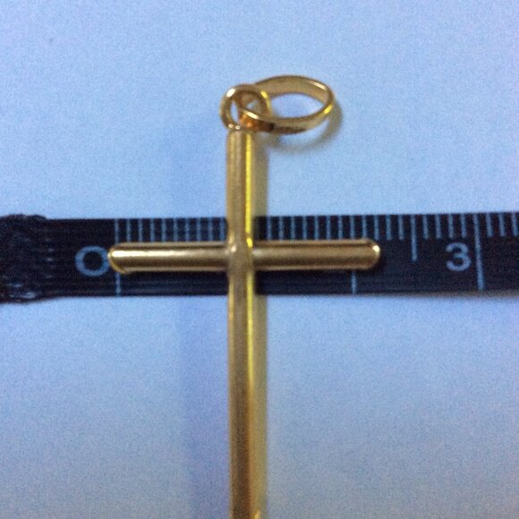 NWT STUNNING 10k GOLD CROSS MSRP $275 - Picture 4 of 5